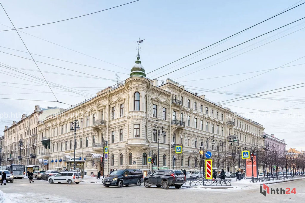Квартира — студия 35 м² посуточно в Санкт-Петербурге на проспекте Чернышевского