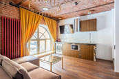 Studio apartment 35 m² for daily rent in St. Petersburg on Chernyshevsky Avenue