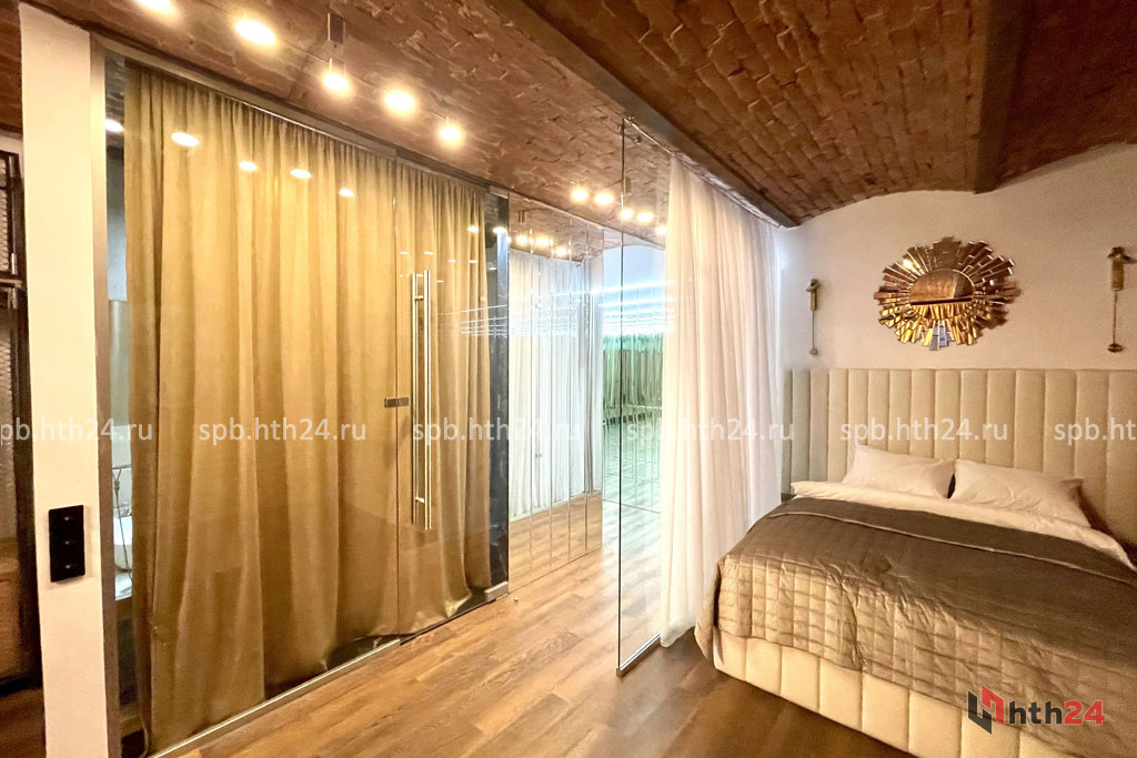 Studio apartment 55 m² for daily rent in St. Petersburg on Chernyshevsky Avenue