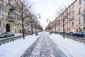 Two-bedroom apartment for daily rent in St. Petersburg on Chernyshevsky Avenue