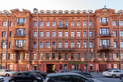 Two bedroom apartment for rent overlooking the roofs of St. Petersburg